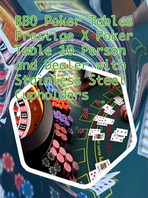 Poker table with dealer